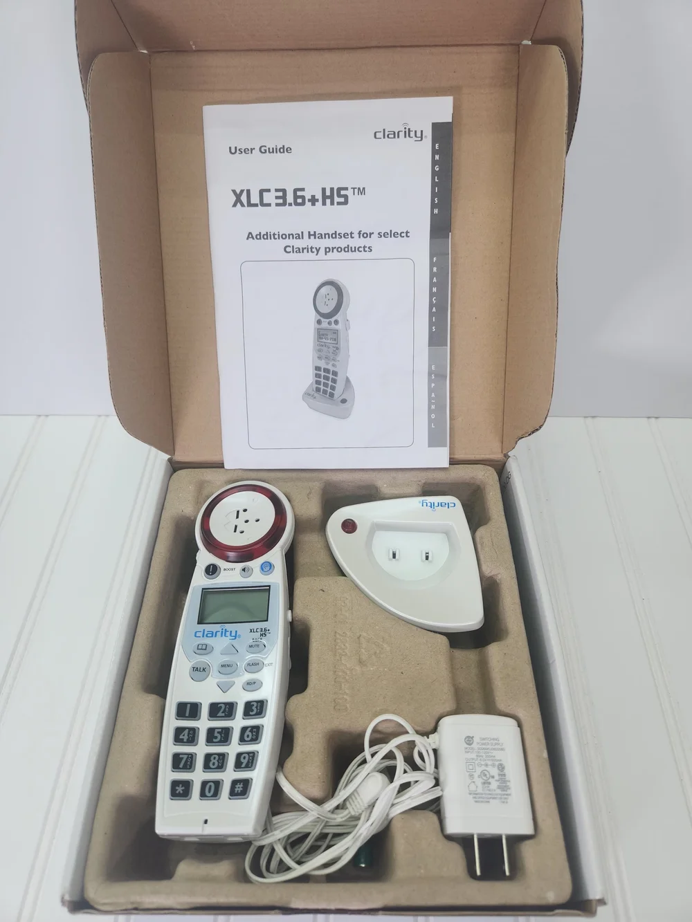 Clarity XLC3.6+HS Accessory Handset – DECT 6.0 Amplified Phone